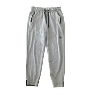 Spyder‎ Active Jogger Pants Men Medium Gray Black Logo Athletic Track M